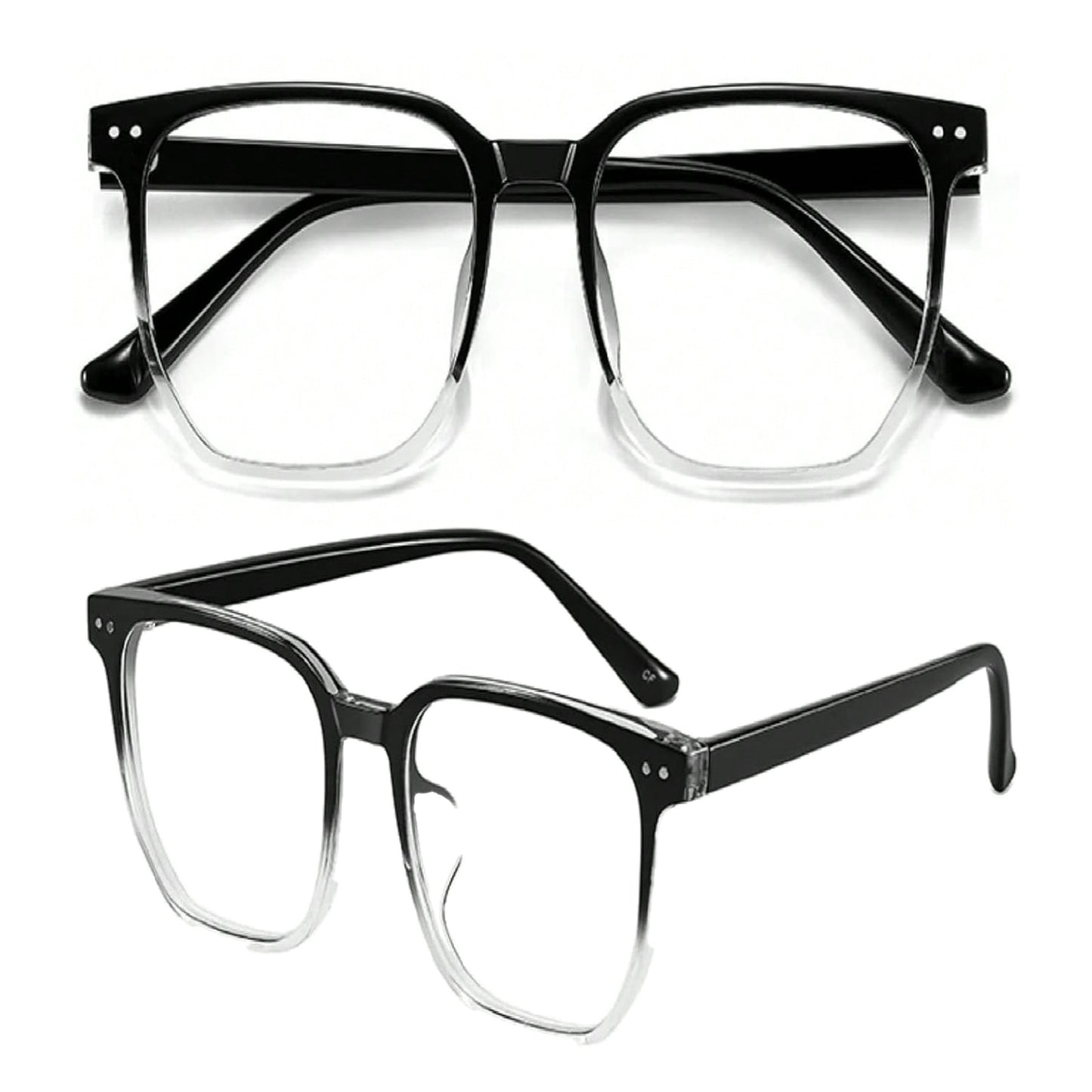 1 Pair Women’s Retro Black Small Square Plain Glasses – Face-Flattering Style for Round Faces, Timeless Chic Eyewear Design