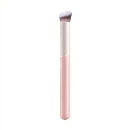 Must-Have Angled Flat Top Kabuki Brush – Professional Small Concealer & Nose Contour Brush, Versatile for Buffing, Blending, Shaping with Powder, Liquid and Cream Cosmetics