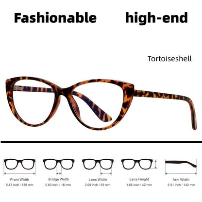 1 Pair Leopard Print Unisex Cat Eye Glasses – Anti-Fatigue Eye Protection with High-Definition Light Transmission, Ideal Eyewear for Extended Computer, Phone & TV Viewing Sessions