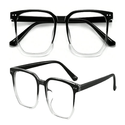 1 Pair Women’s Retro Black Small Square Plain Glasses – Face-Flattering Style for Round Faces, Timeless Chic Eyewear Design