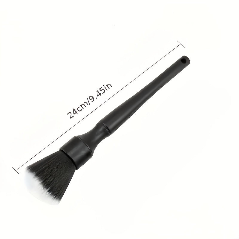 1 PC Car Interior Detailing Brush – Black Soft Bristle Dusting Tool for Auto Dash, Seats & Interior Crevice Cleaning