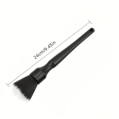 1 PC Car Interior Detailing Brush – Black Soft Bristle Dusting Tool for Auto Dash, Seats & Interior Crevice Cleaning