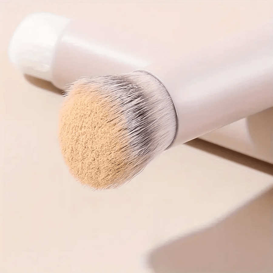 Must-Have Angled Flat Top Kabuki Brush – Professional Small Concealer & Nose Contour Brush, Versatile for Buffing, Blending, Shaping with Powder, Liquid and Cream Cosmetics