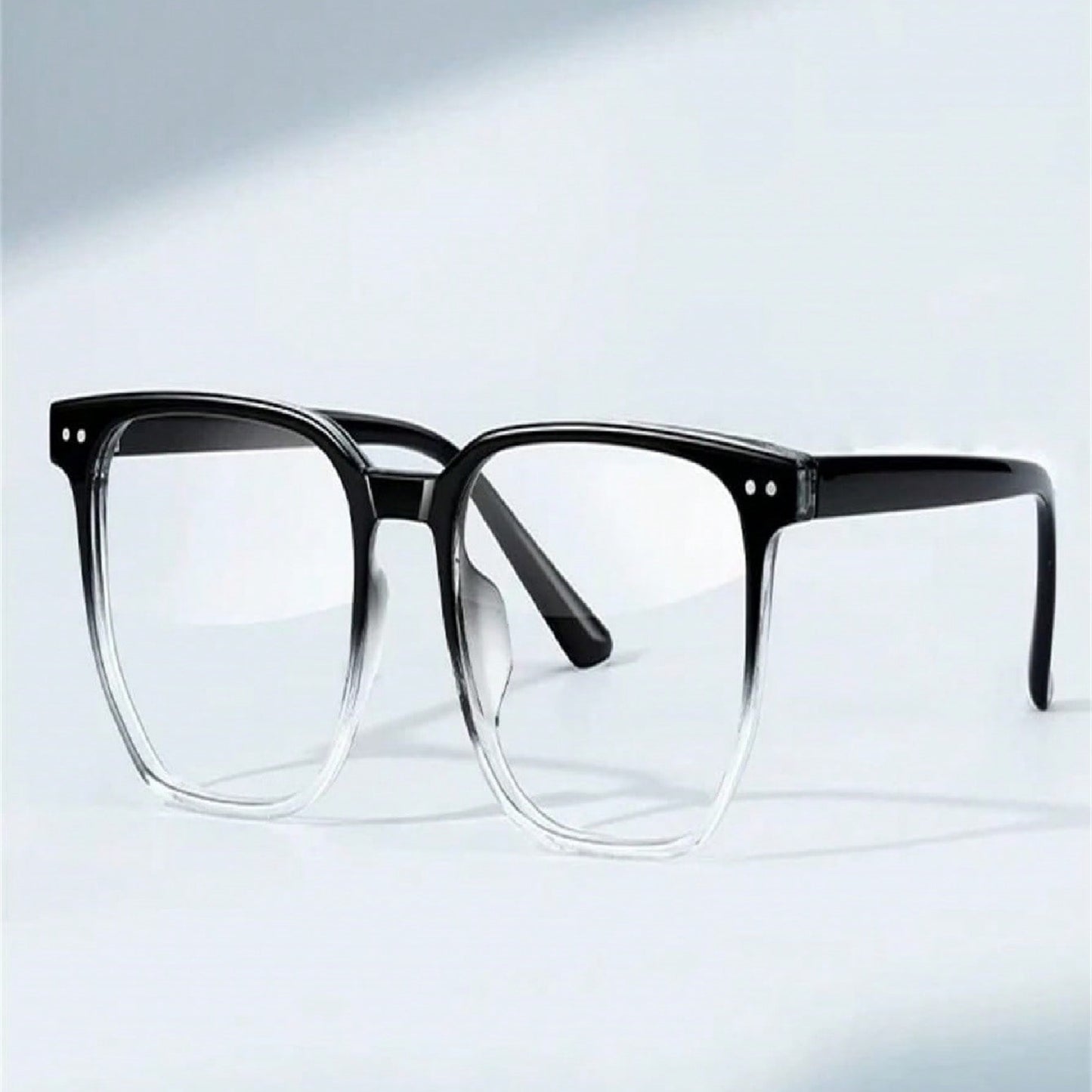 1 Pair Women’s Retro Black Small Square Plain Glasses – Face-Flattering Style for Round Faces, Timeless Chic Eyewear Design