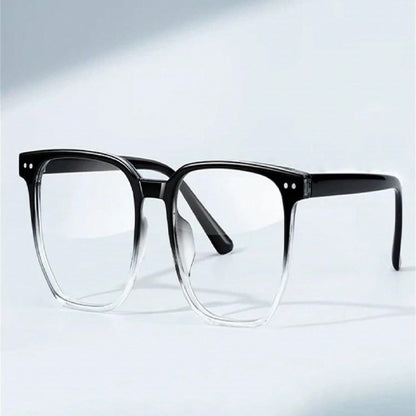 1 Pair Women’s Retro Black Small Square Plain Glasses – Face-Flattering Style for Round Faces, Timeless Chic Eyewear Design