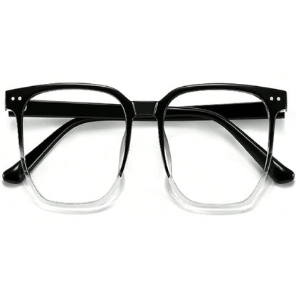 1 Pair Women’s Retro Black Small Square Plain Glasses – Face-Flattering Style for Round Faces, Timeless Chic Eyewear Design